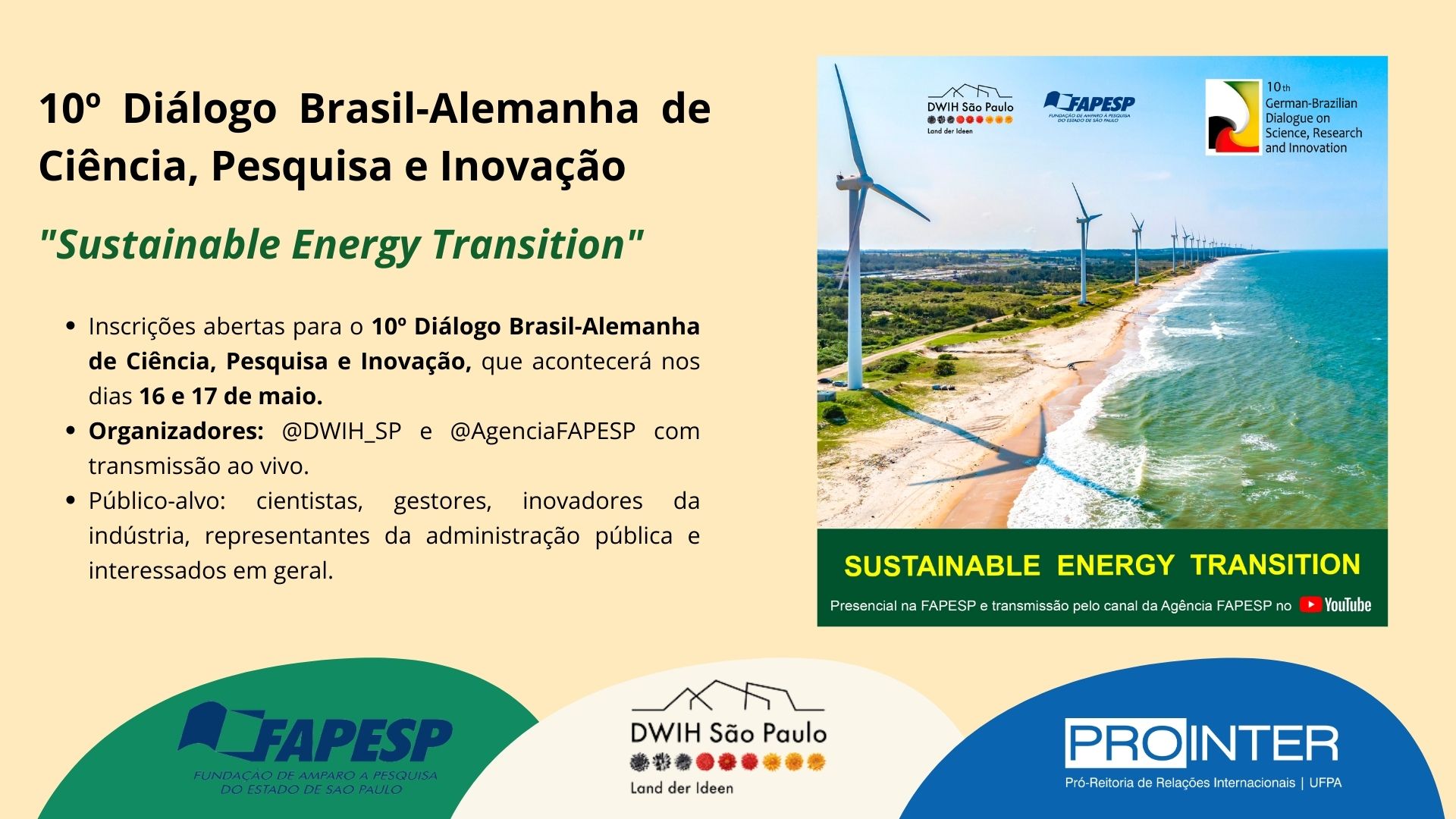10º Diálogo Brasil-Alemanha de Ciência, Pesquisa e Inovação: “Sustainable Energy Transition”