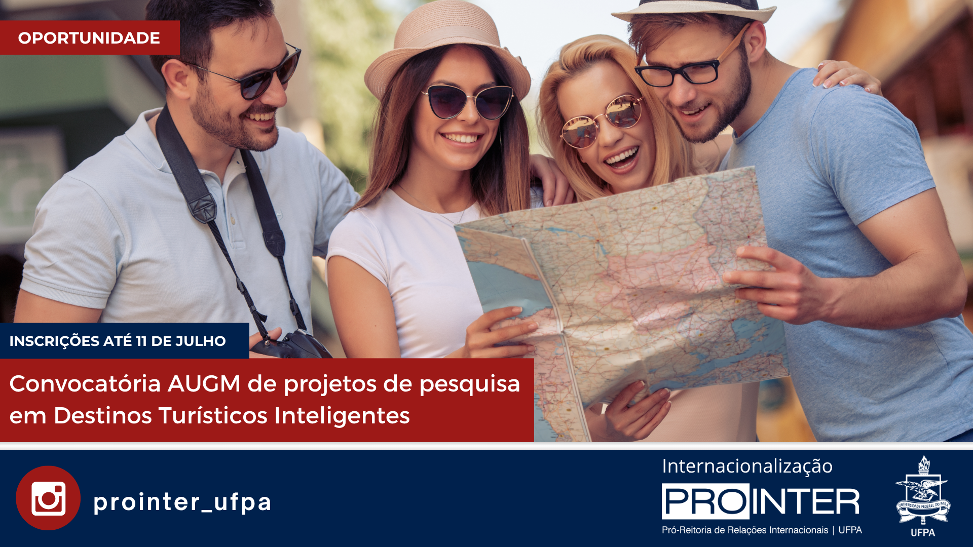 Convocatória AUGM de Projetos de Pesquisa em Destinos Turísticos Inteligentes