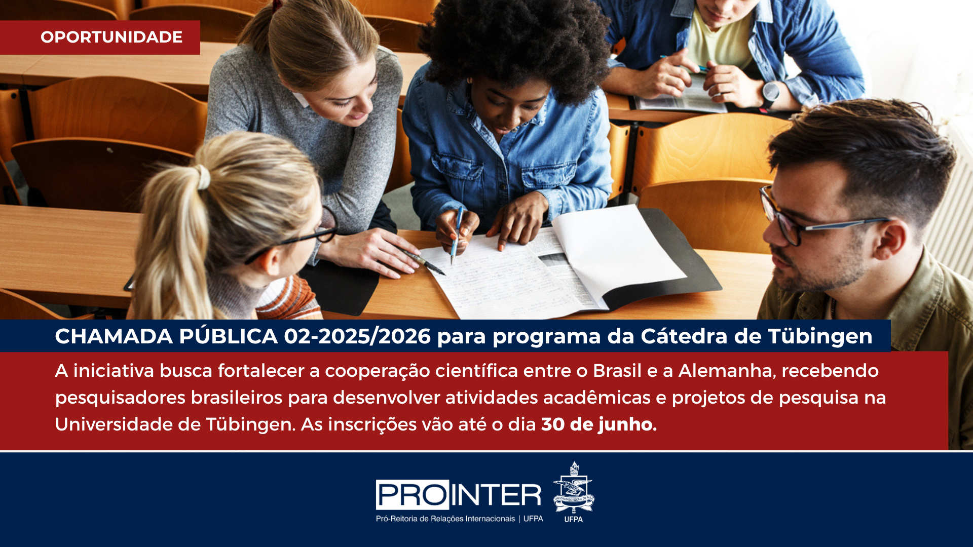 Capes reabre inscrições para o programa da Cátedra de Tübingen