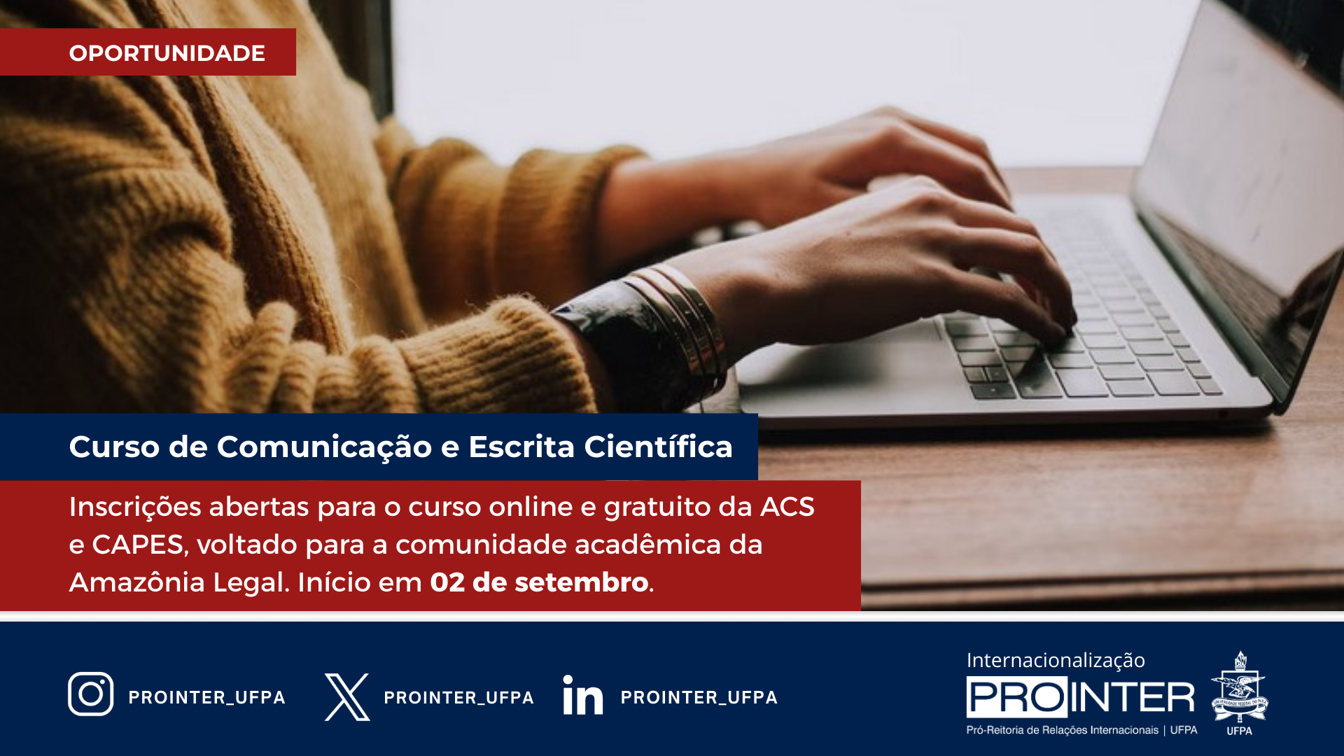 Curso de Escrita Científica: Uma Oportunidade para a Amazônia Legal